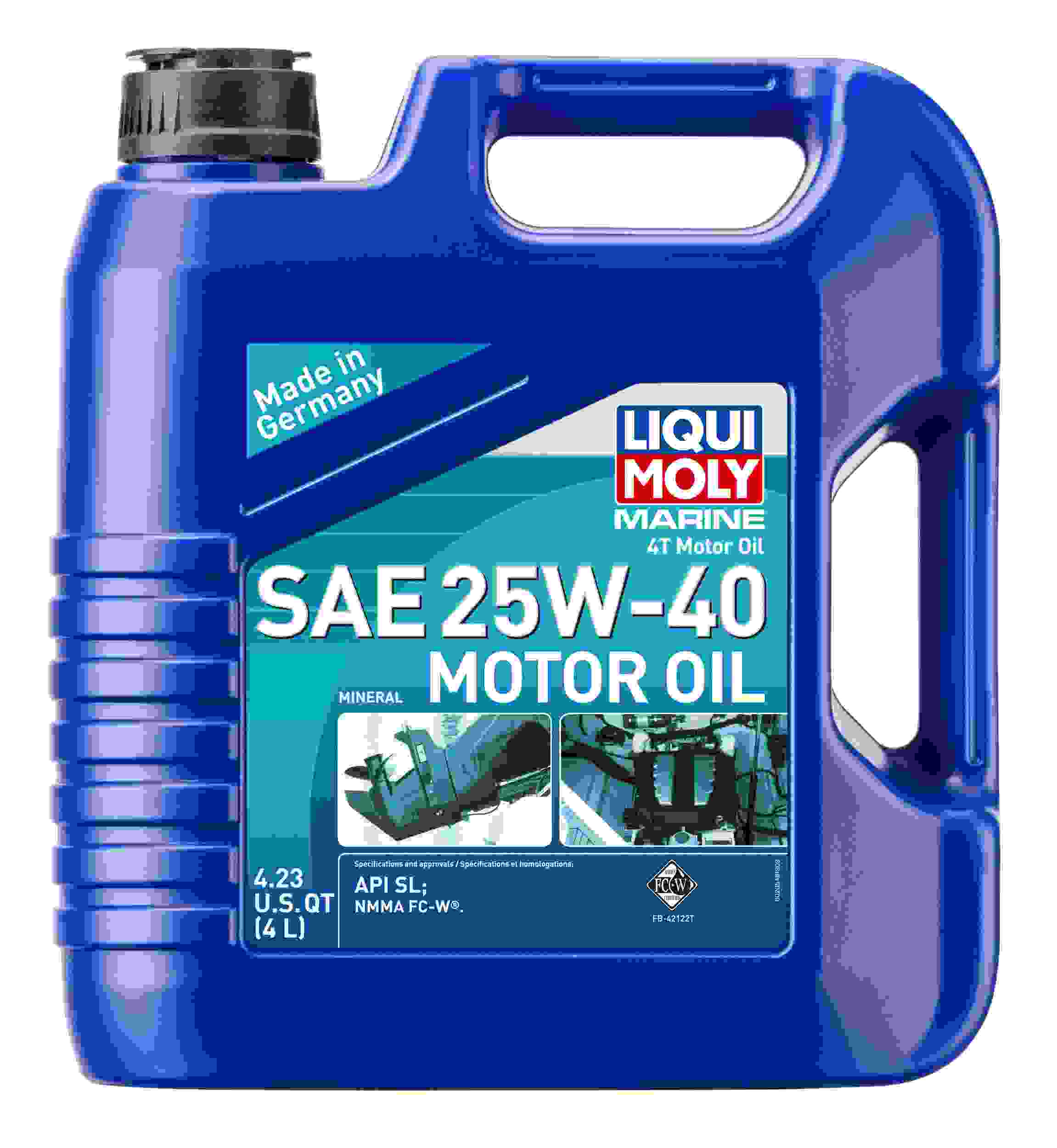 LIQUI MOLY 4L Marine 4T Motor Oil 25W40 20548