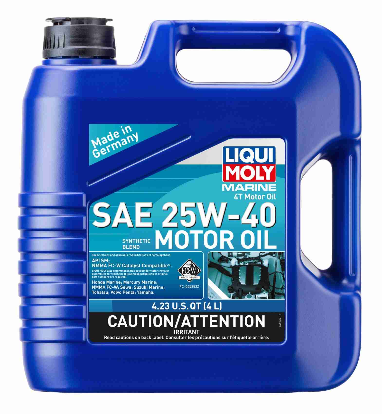 LIQUI MOLY 4L Marine 4T Motor Oil 25W40 20548