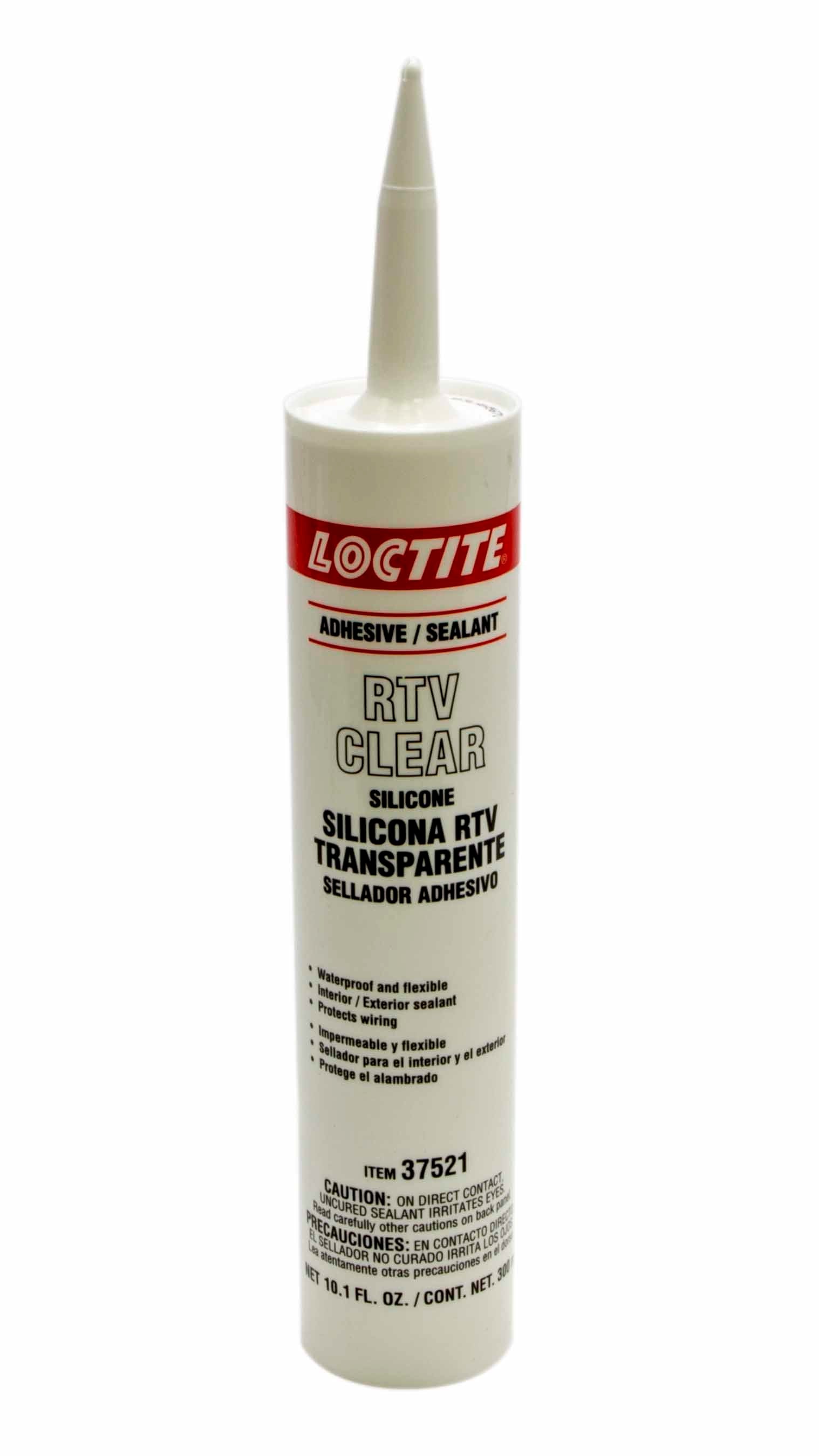 Loctite RTV Clear Silicone Adhesive Cartridge 300ml Sealers, Gasket Makers and Glues RTV and Silicone Sealers and Gasket Makers main image