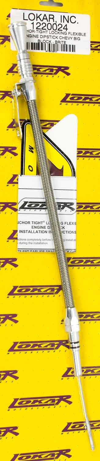 Lokar Anchor Tight Locking Oil Dipstick BBC Oiling Systems Engine Oil Dipsticks main image