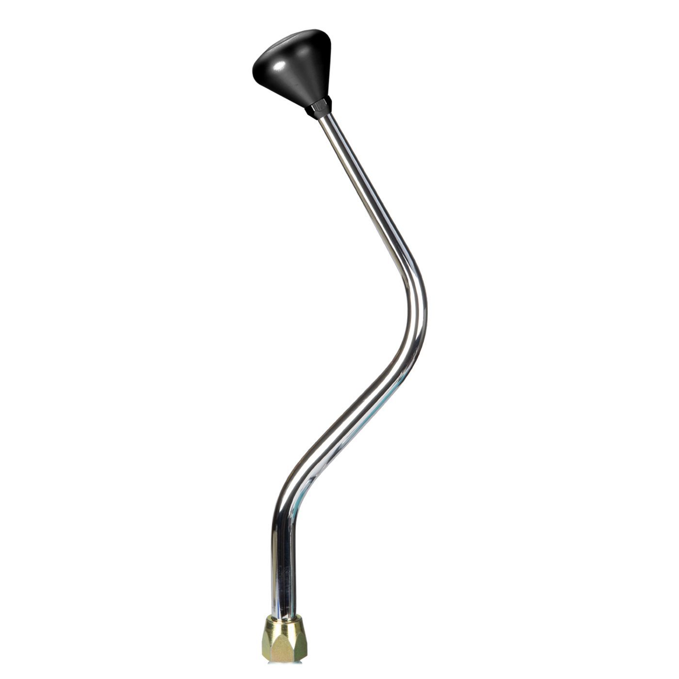LOKAR ES Shifter GM 4L80 Chrom e 16in Mush Blk Knob Drivetrain Shifters and Components main image
