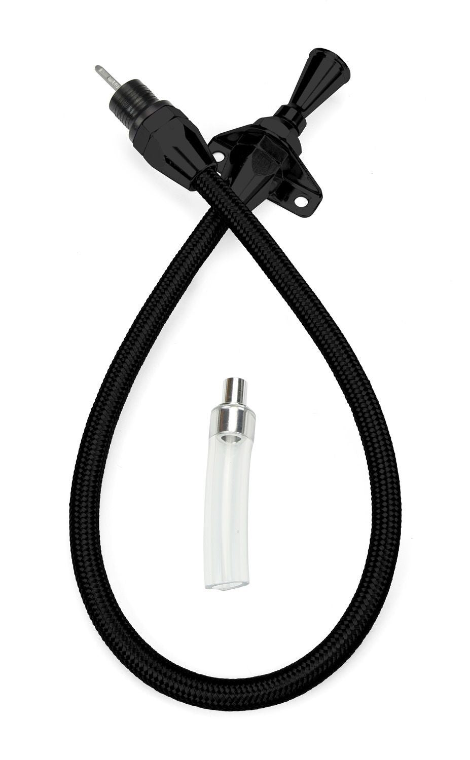 LOKAR Trans Dipstick 36in Flex Black Stainless Drivetrain Automatic Transmissions and Components main image