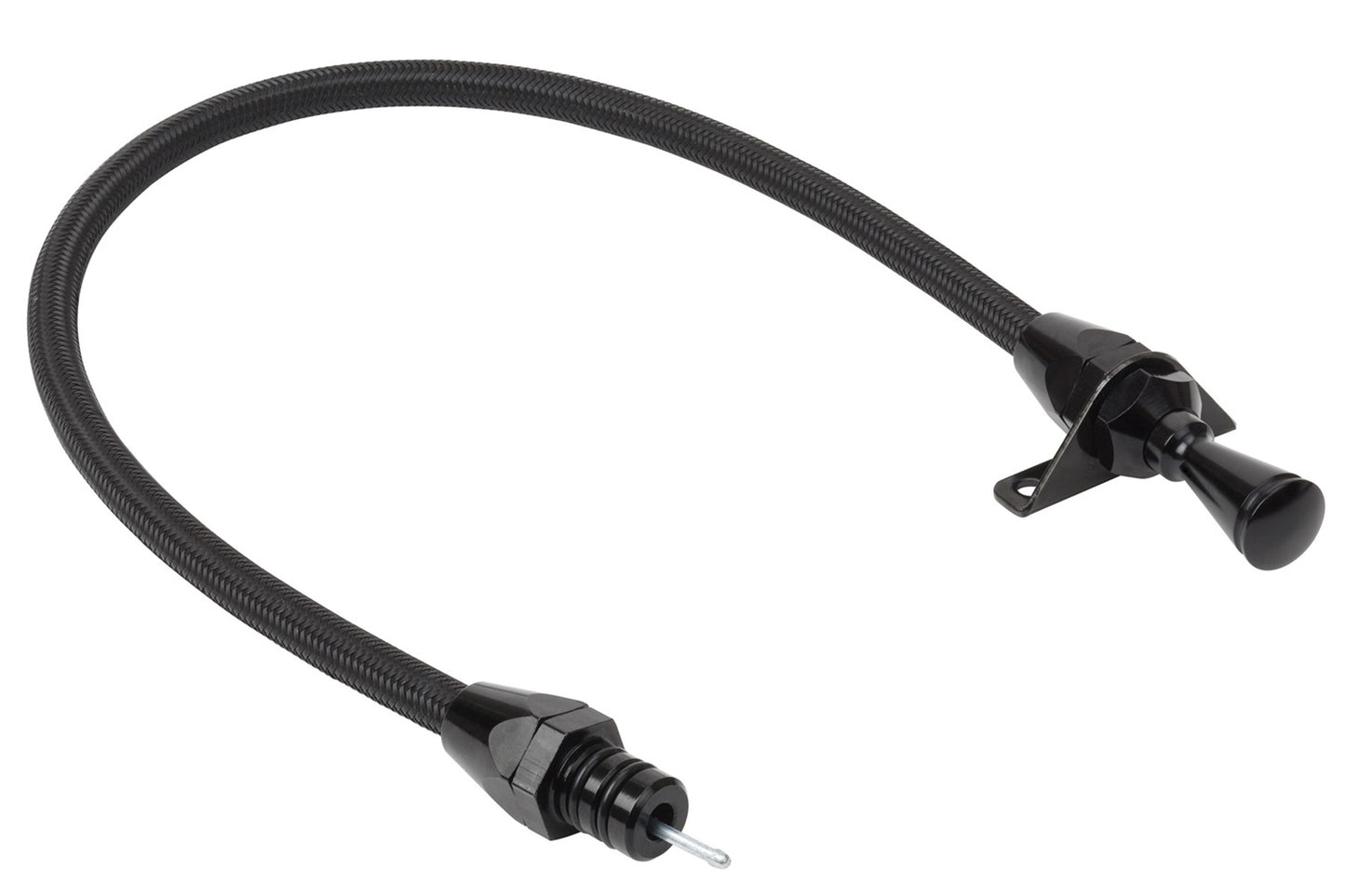 Lokar DIPSTICK TRANS 4L60 FIRE WALL MOUNT BLACK SS HOUS Automatic Transmissions and Components Automatic Transmission Dipsticks main image