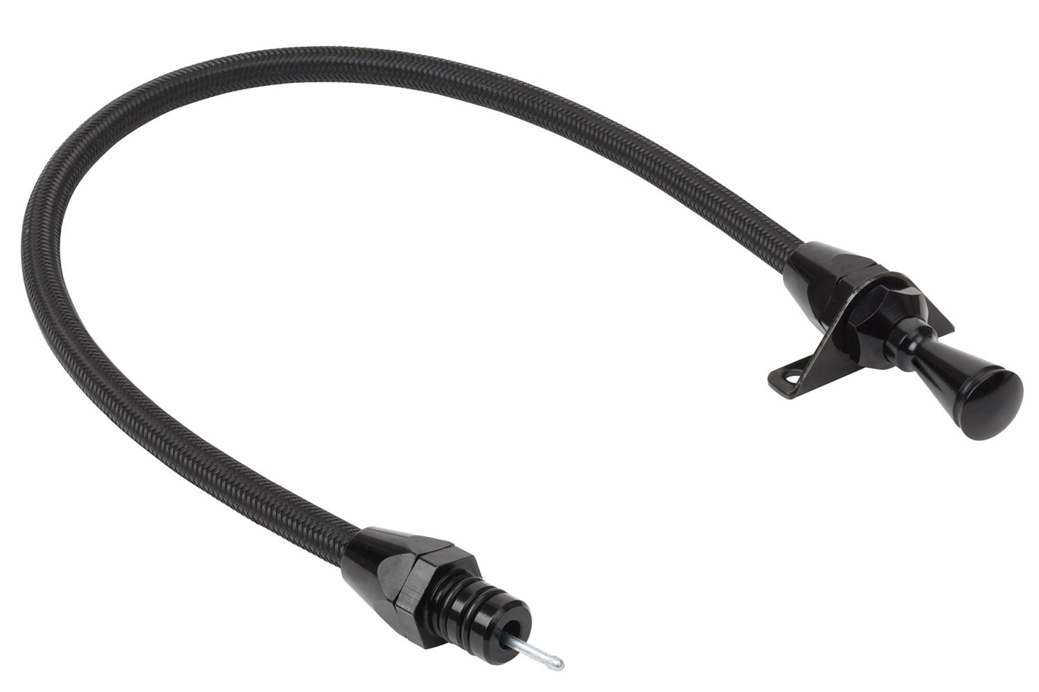 Lokar DIPSTICK TRANS 4L60 FIRE WALL MOUNT BLACK SS HOUS Automatic Transmissions and Components Automatic Transmission Dipsticks main image
