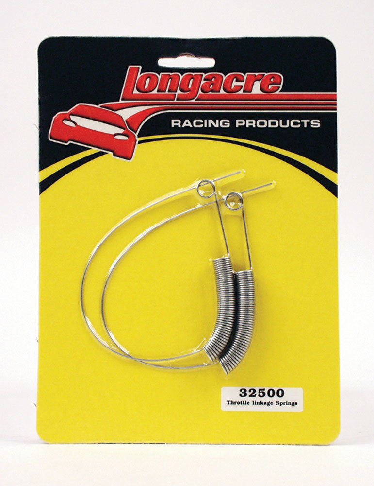 Longacre Throttle Spring 2 Pack  Throttle Cables, Linkages, Brackets and Components Throttle Return Spring and Brackets main image