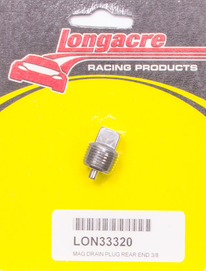 Longacre Magnetic Drain Plug 3/8in NPT Engine Fastener Kits Oil Pan Plug Kits main image