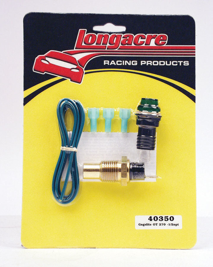 Longacre Gagelite Kit O/T 1/2in. NPT 270 Deg Gauge Components Shift/Warning Lights and Components main image