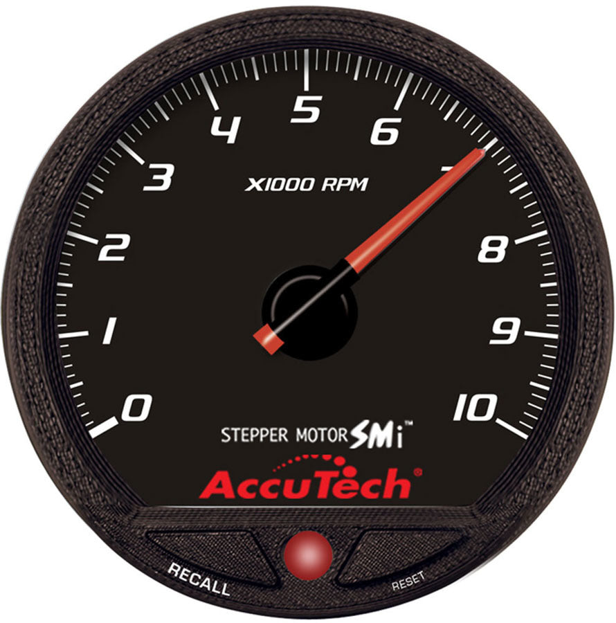 Longacre SMI Tach Warning LT and LED BKLT 4-1/2in Individual Gauges Analog Gauges main image