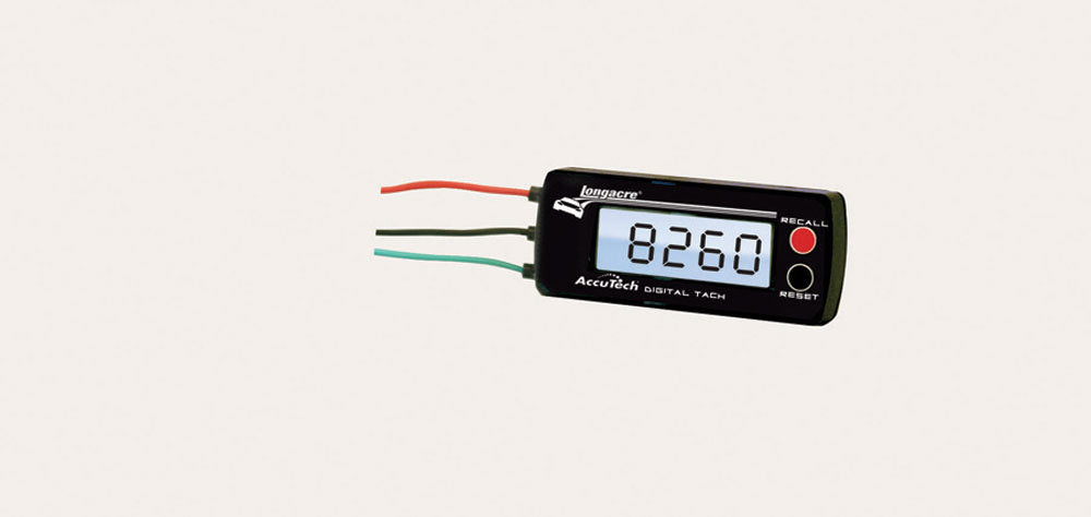 Longacre Tach Digital Memory 10k  Individual Gauges Digital Gauges main image