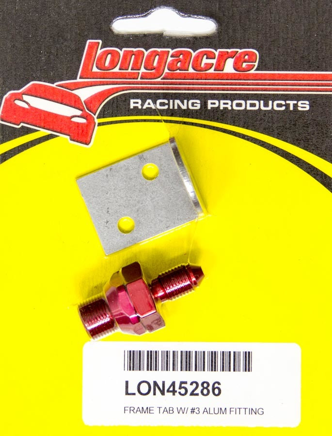 Longacre Brake Fitting w/Tab #3-3/16in Bulkhead Fittings and Plugs AN-NPT Fittings and Components main image