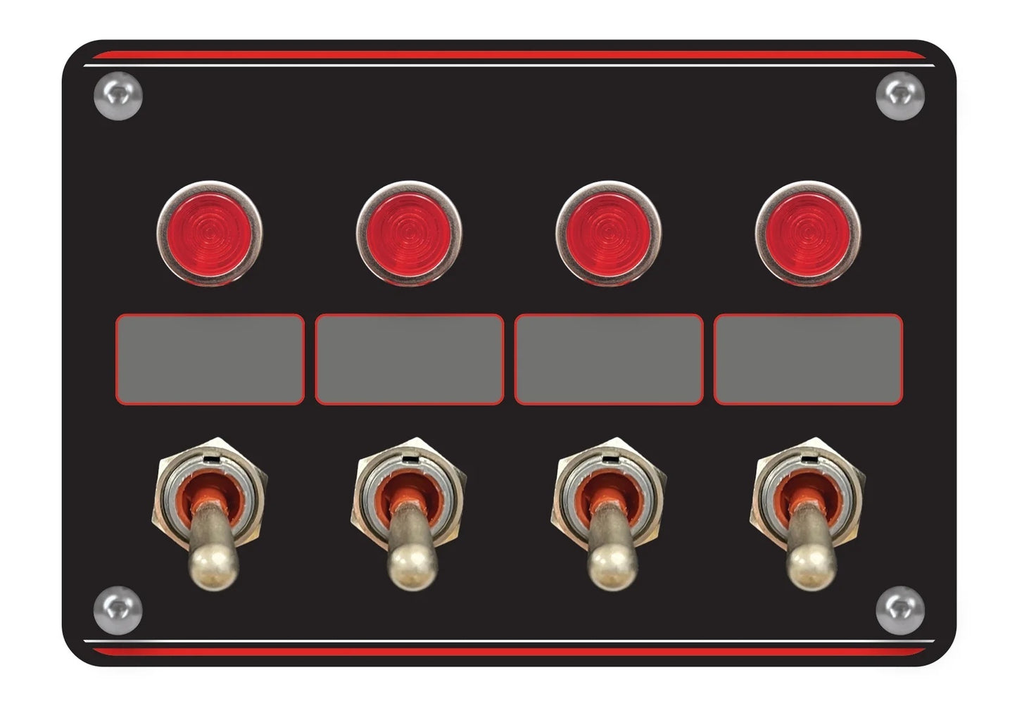 LONGACRE Accessory Panel Black Switch w/Pilot Light Ignitions and Electrical Wiring Components main image