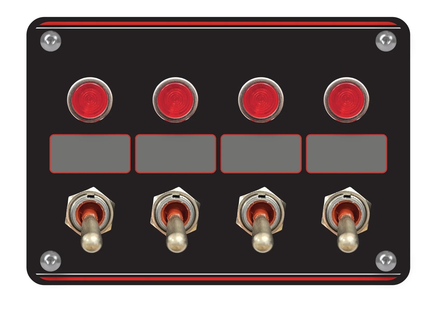 LONGACRE Accessory Panel Black Switch w/Pilot Light Ignitions and Electrical Wiring Components main image