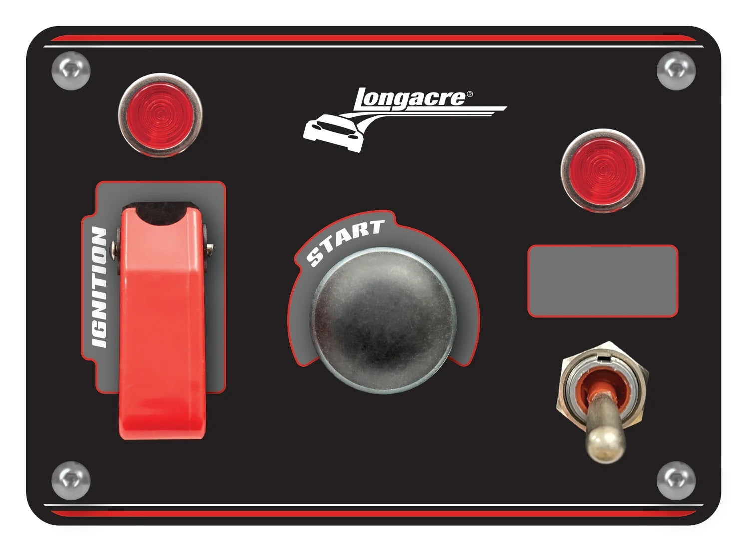 LONGACRE Ignition Panel Black w/ 1 Acc and Pilot Light Ignitions and Electrical Wiring Components main image