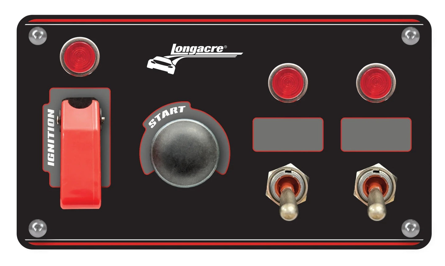 LONGACRE Ignition Panel Black w/2 Acc. and Pilot Light Ignitions and Electrical Wiring Components main image