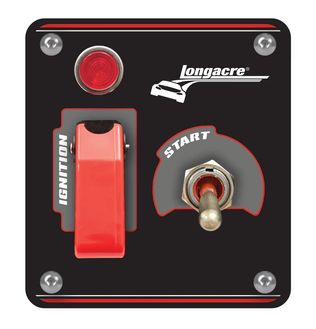 LONGACRE Ignition Panel Black Switch w/Pilot Light Ignitions and Electrical Wiring Components main image