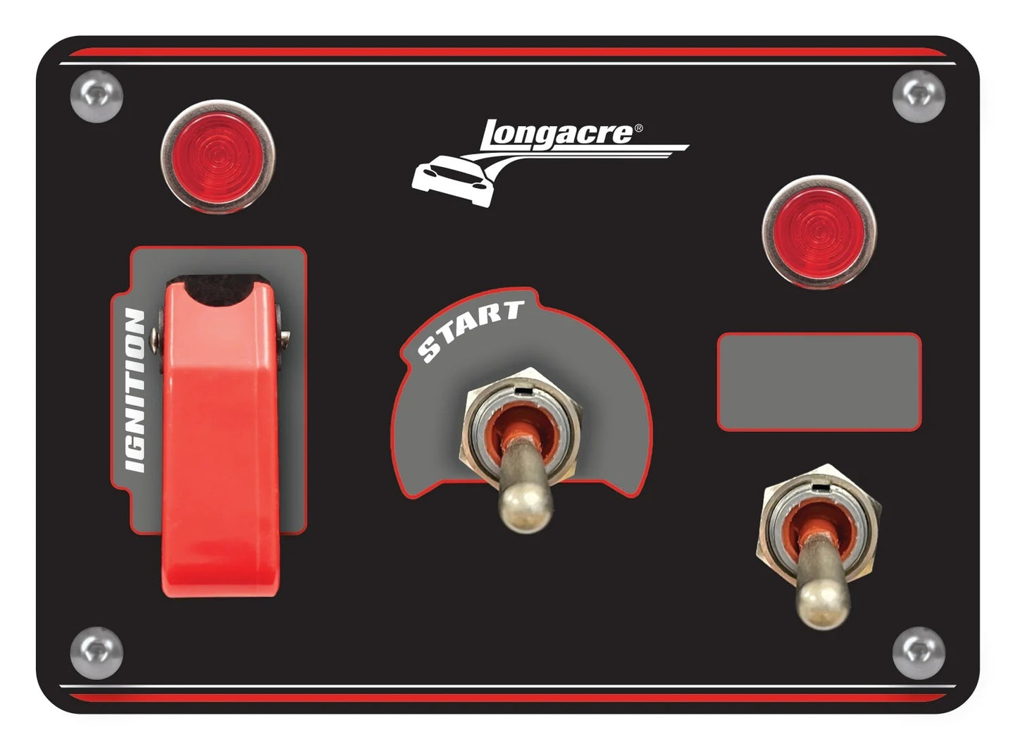 LONGACRE Ignition Panel Black w/ 1 Acc and Pilot Light Ignitions and Electrical Wiring Components main image