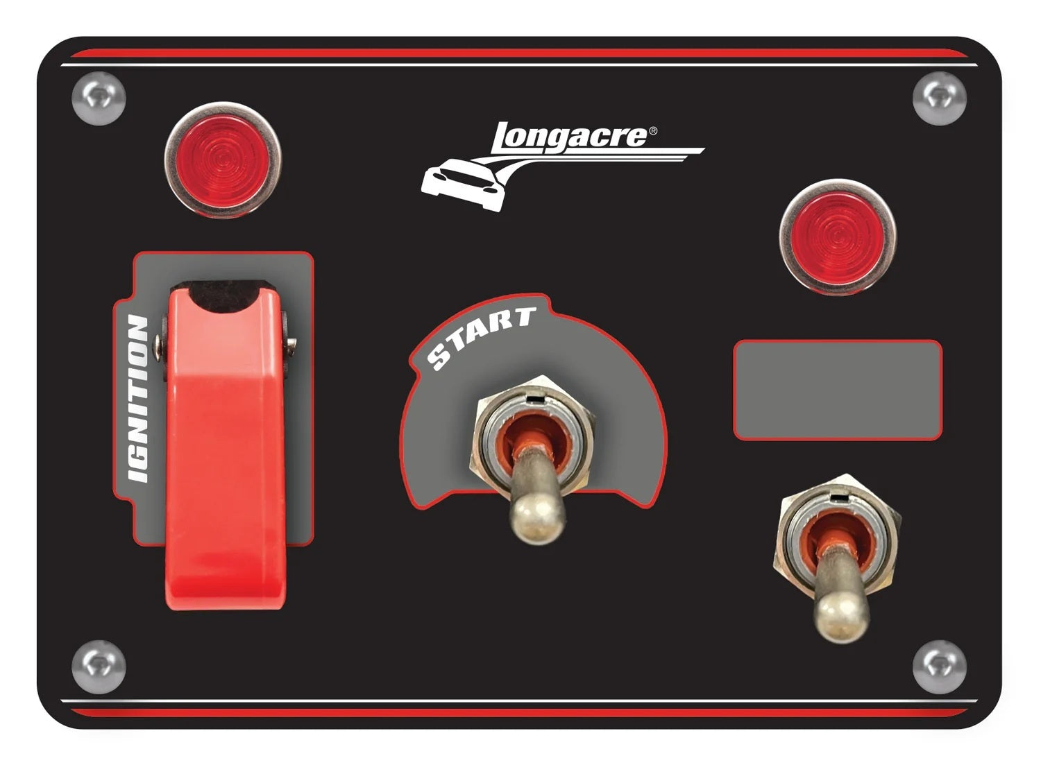 LONGACRE Ignition Panel Black w/ 1 Acc and Pilot Light Ignitions and Electrical Wiring Components main image