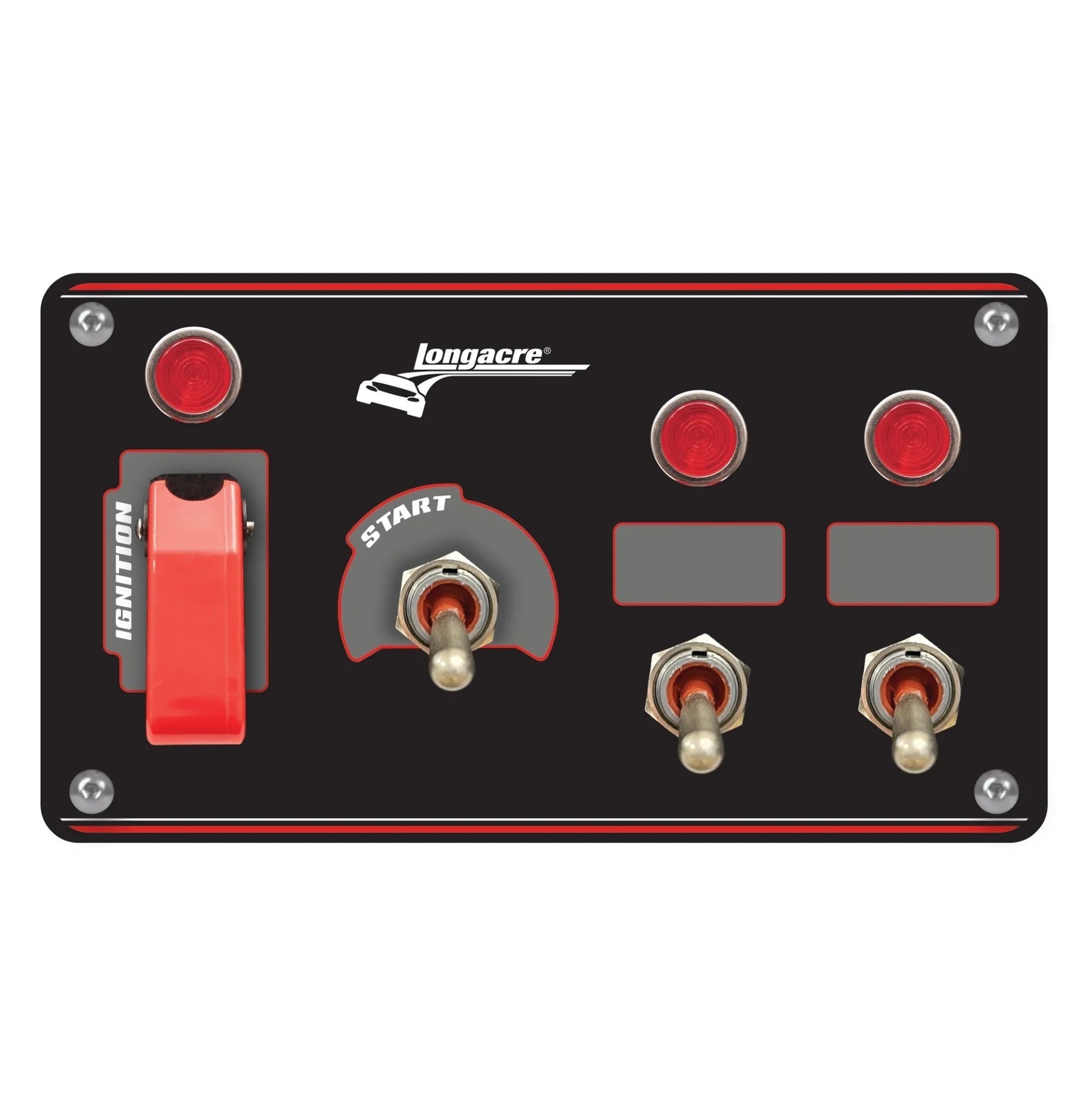 LONGACRE Ignition Panel Black w/2 Acc. and Pilot Light Ignitions and Electrical Wiring Components main image