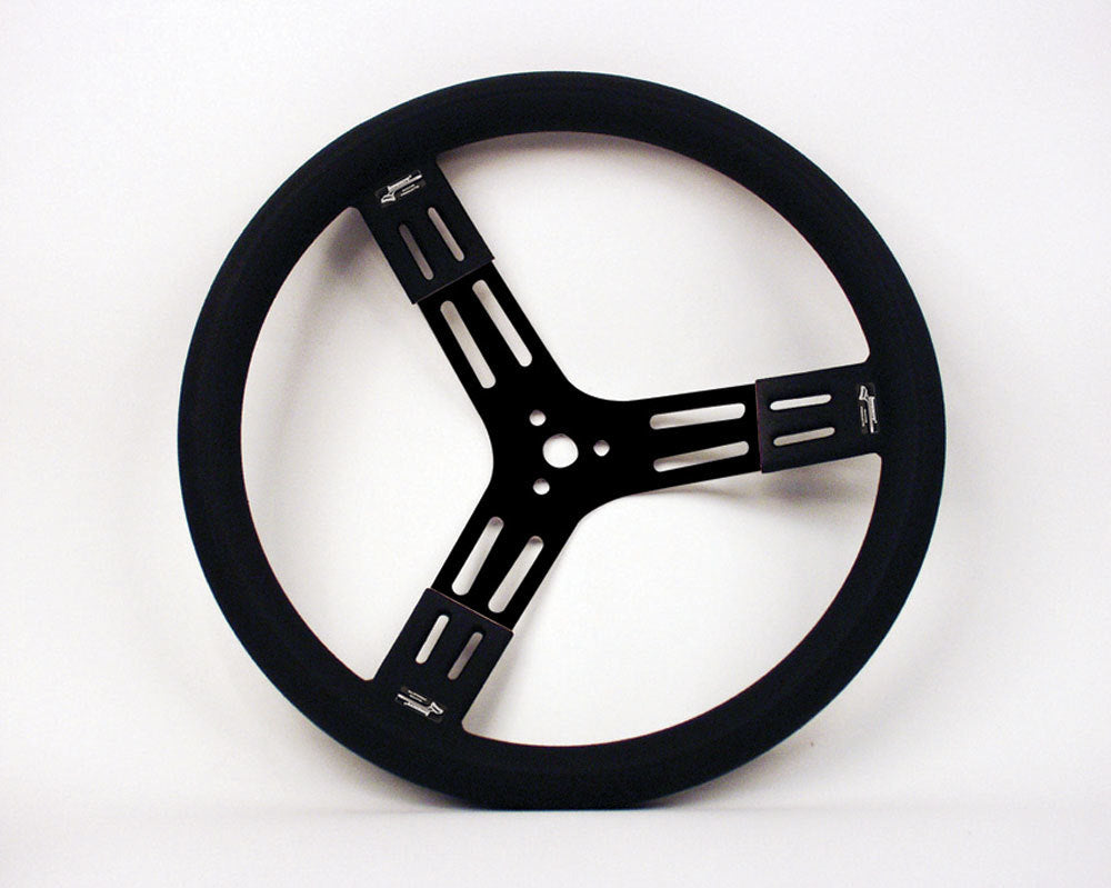 Longacre 15in Steering Wheel Blk  Steering Wheels and Components Steering Wheels and Components main image