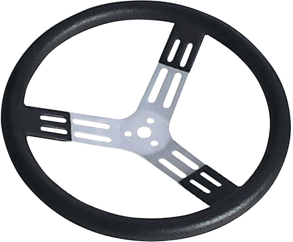 Longacre 15in. Steering Wheel Black With Bumps Nat. Fi Steering Wheels and Components Steering Wheels and Components main image
