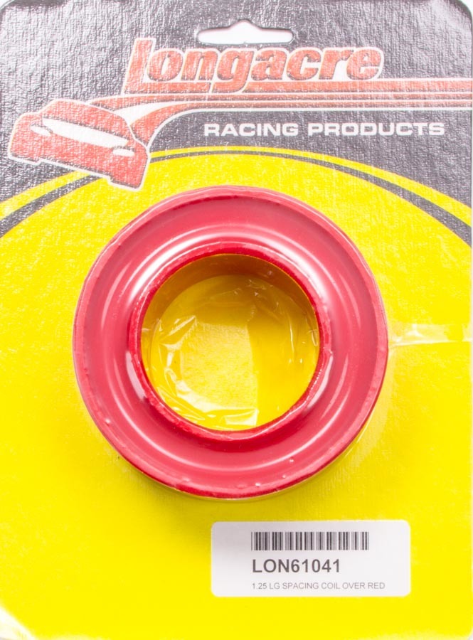 Longacre Spring Rubber Large Space Red 40lb Bushings and Mounts Coil Spring Bushings main image