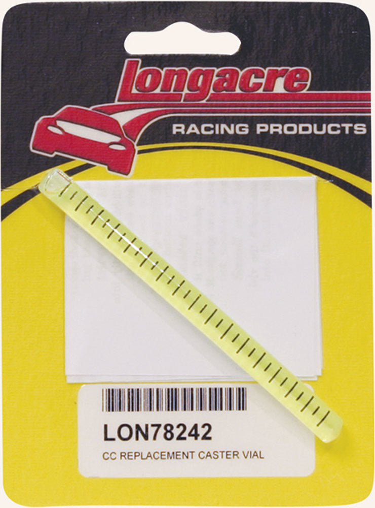 Longacre Replacement Caster Vial  Suspension Tuning Caster Camber Gauges main image