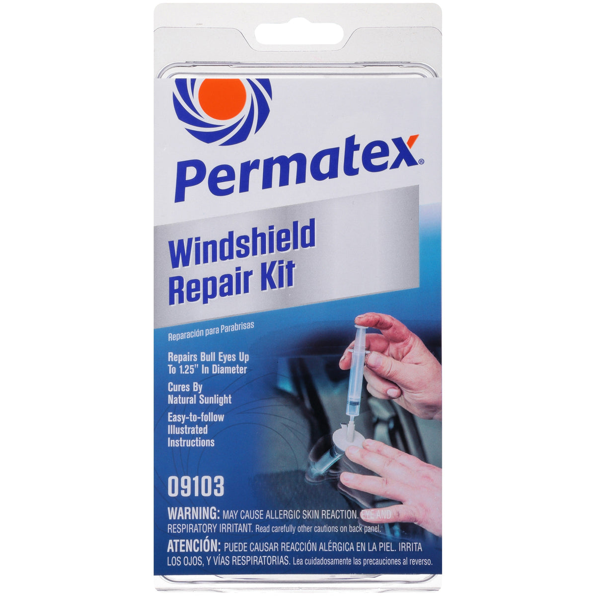 Permatex Windshield Repair Kit, clamshell kit , Each