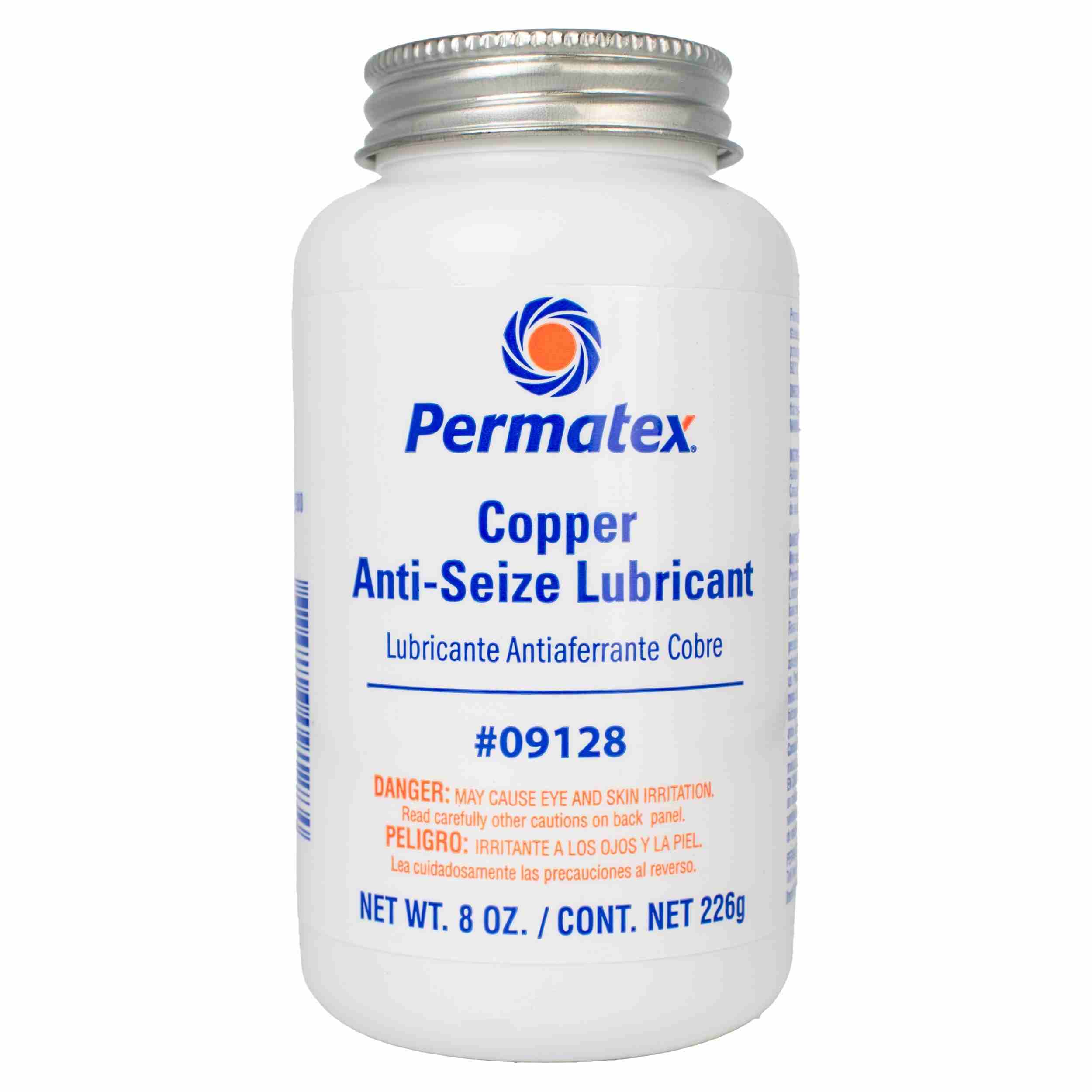 Permatex Copper Anti-Seize Lubricant , 8 oz brush top bottle, Each