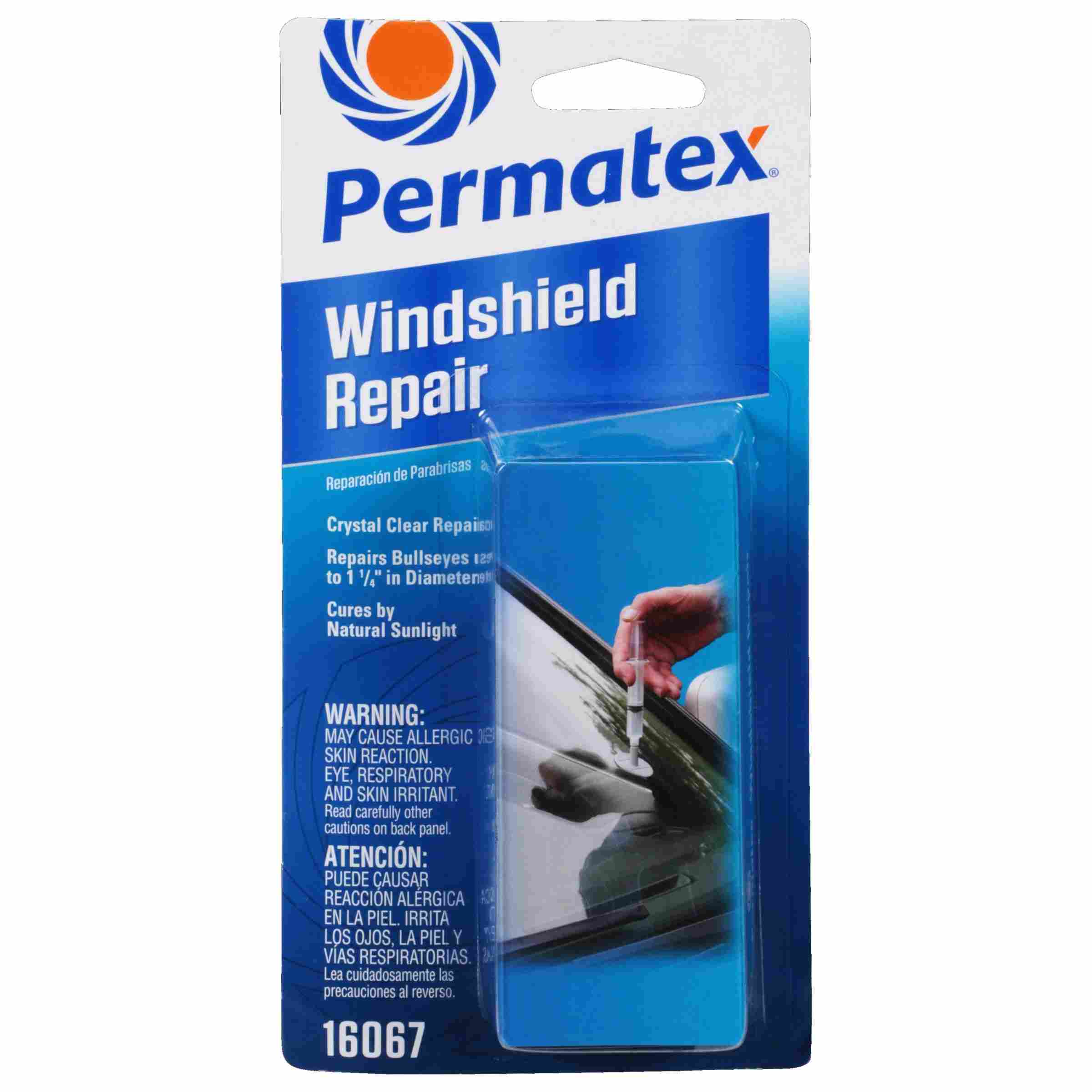 Permatex BULLSEYE Windshield Repair Kit, 1 complete kit, Each