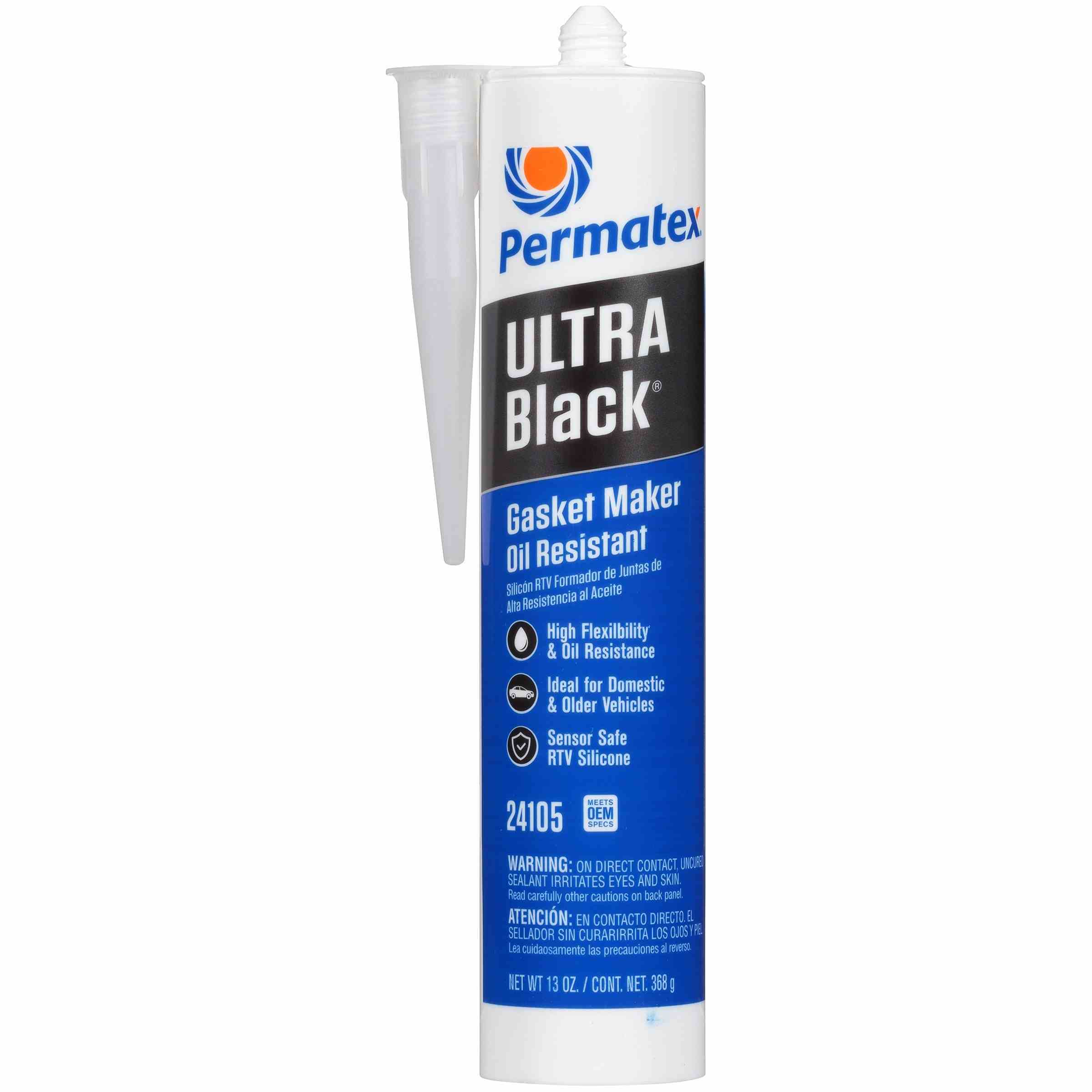 Permatex ULTRA BLACK Maximum Oil Resistance RTV Silicone Gasket Maker