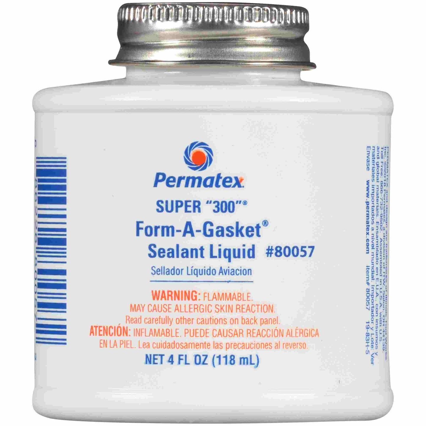 Permatex SUPER "300"  FORM-A-GASKET Sealant, 4 oz bottle, Each