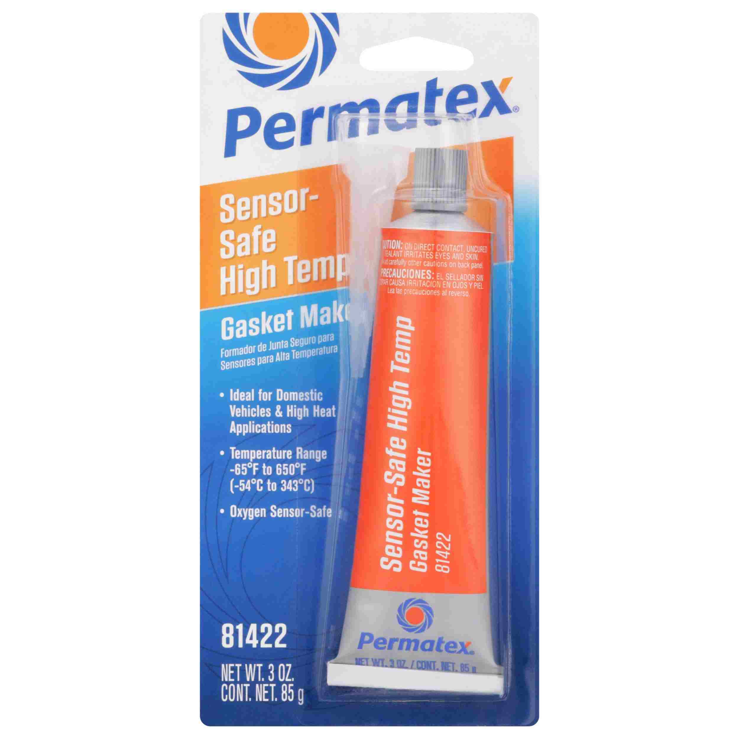 Permatex Sensor-Safe Hi-Temp RTV Silicone Gasket Maker,  3 oz tube