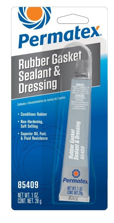 Permatex Ultra Rubber Gasket Dressing and Sealant, 1 oz tube, Carded