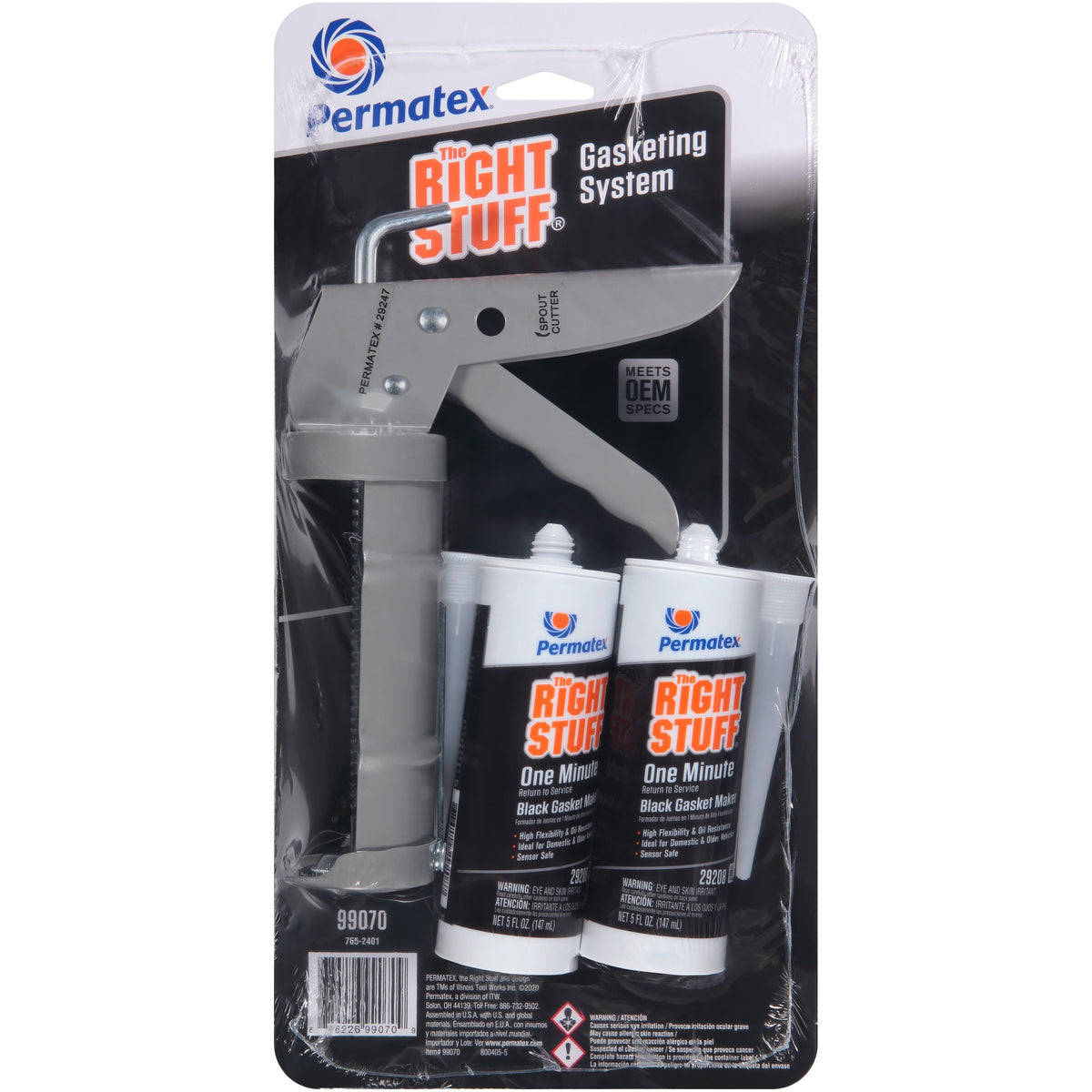 Permatex The Right Stuff Gasket Maker 5oz Cart. (2pk) PEX99070