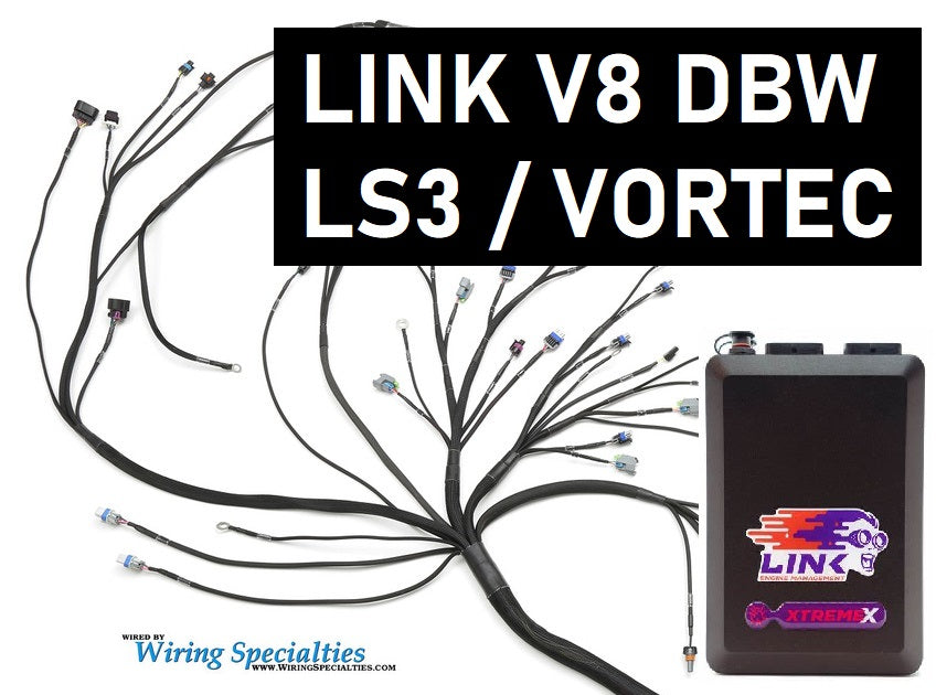 Wiring Specialties LS3 PRO Series Harness for Mazda FD RX7 - LINK Xtreme 58x DBW WRS-PROLS3-LINK-XTR-RX7
