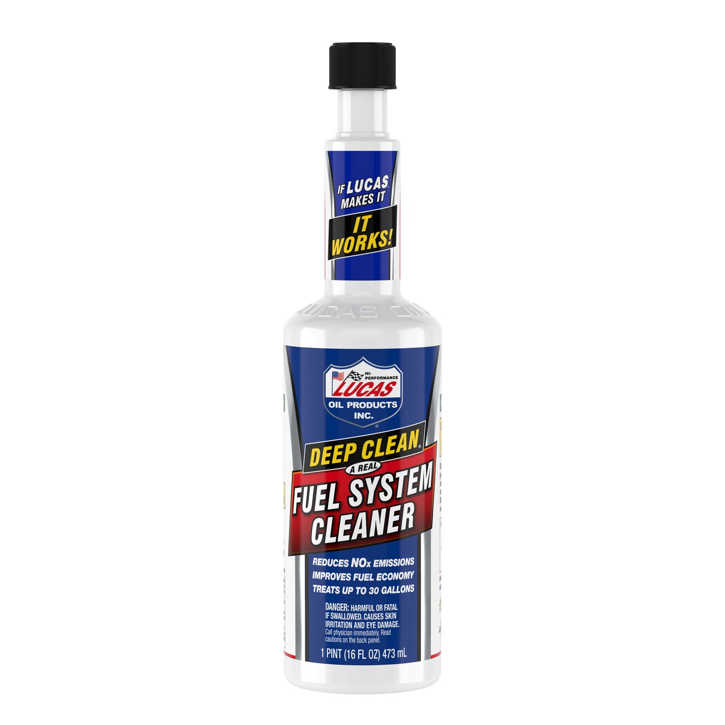 LUCAS OIL Deep Clean Fuel System Cleaner 16 Ounce Bottle Oils, Fluids and Sealer Fuel System Additives main image