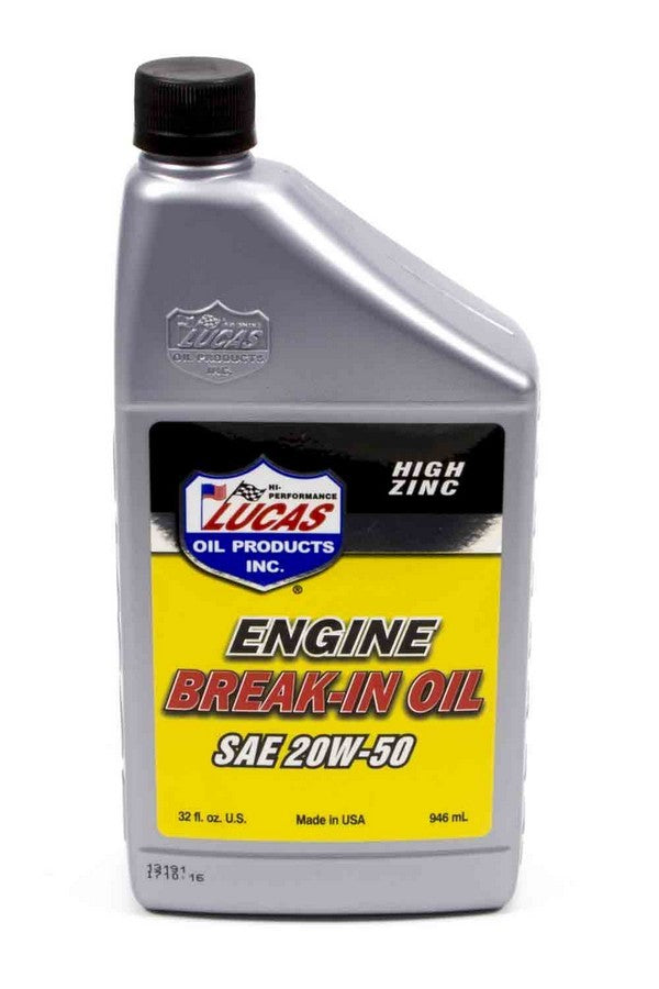 Lucas Petroleum Break In Oil 20w50 1 Qt Oils, Fluids and Additives Motor Oil main image