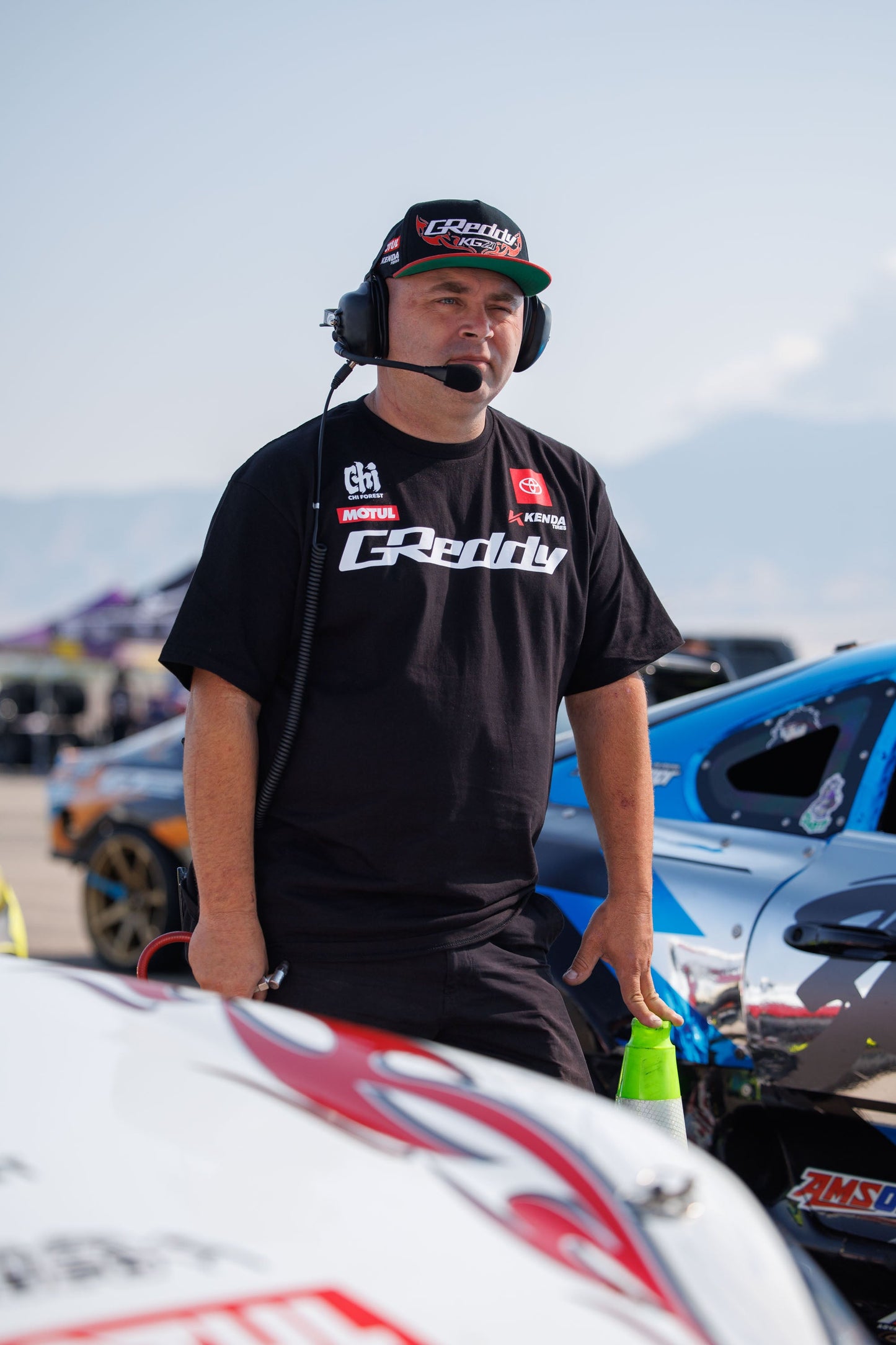 GReddy 2025 K.Gushi Team Snapback - Black/Red