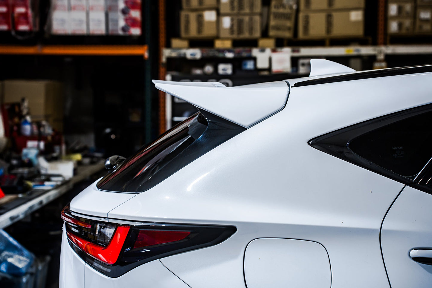 Lexon Rear Roof Spoiler (FRP) - Lexus NX F-Sport (2022+)