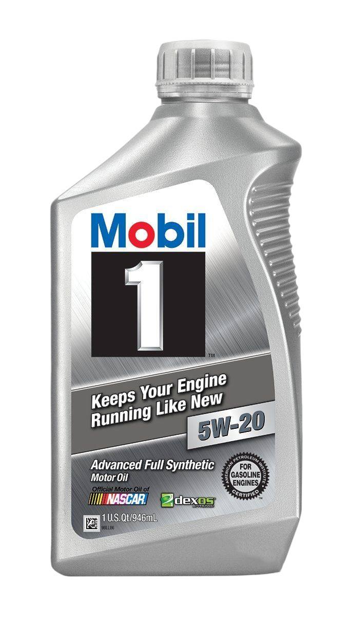Mobil 5W-20 Synthetic Motor Oil (Qty 1 Quart)
