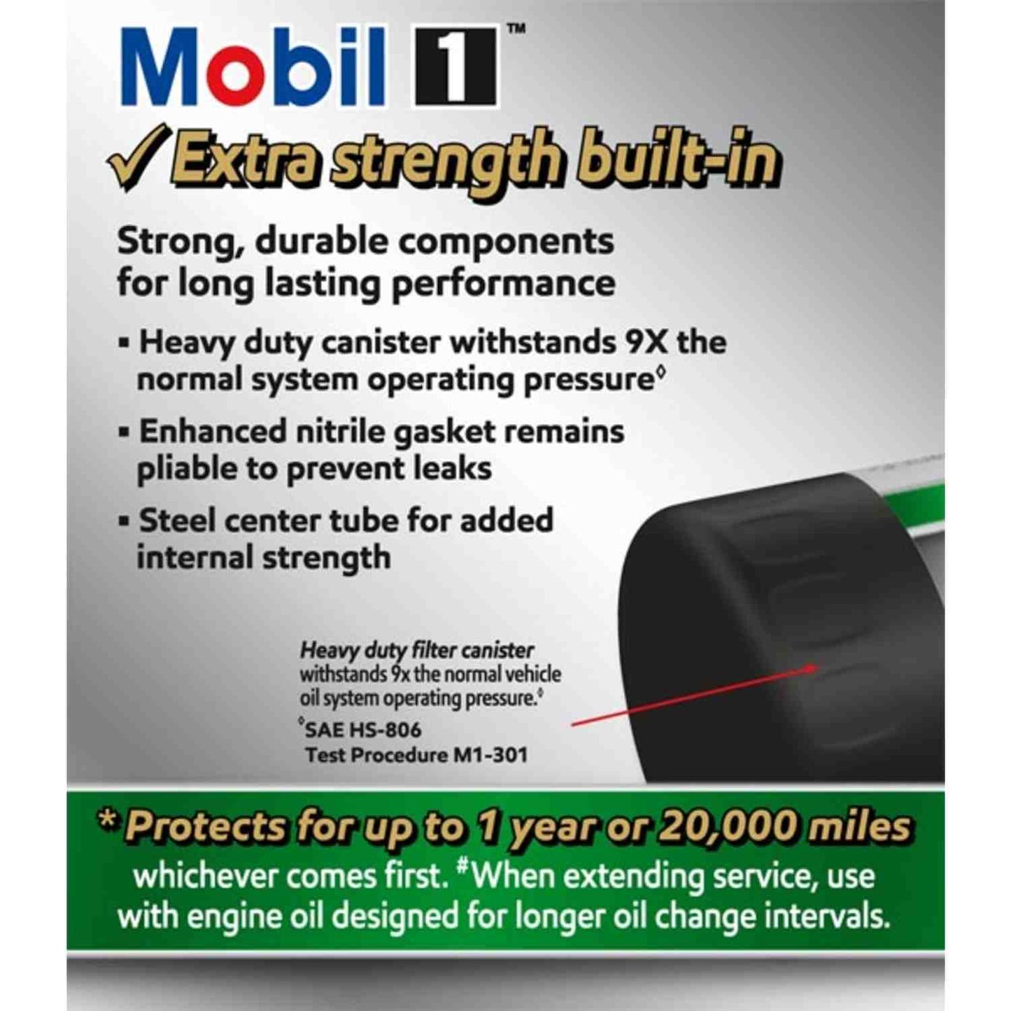 Mobil 1 Extended Perform ance Oil Filter M1-102A MOBM1-102A