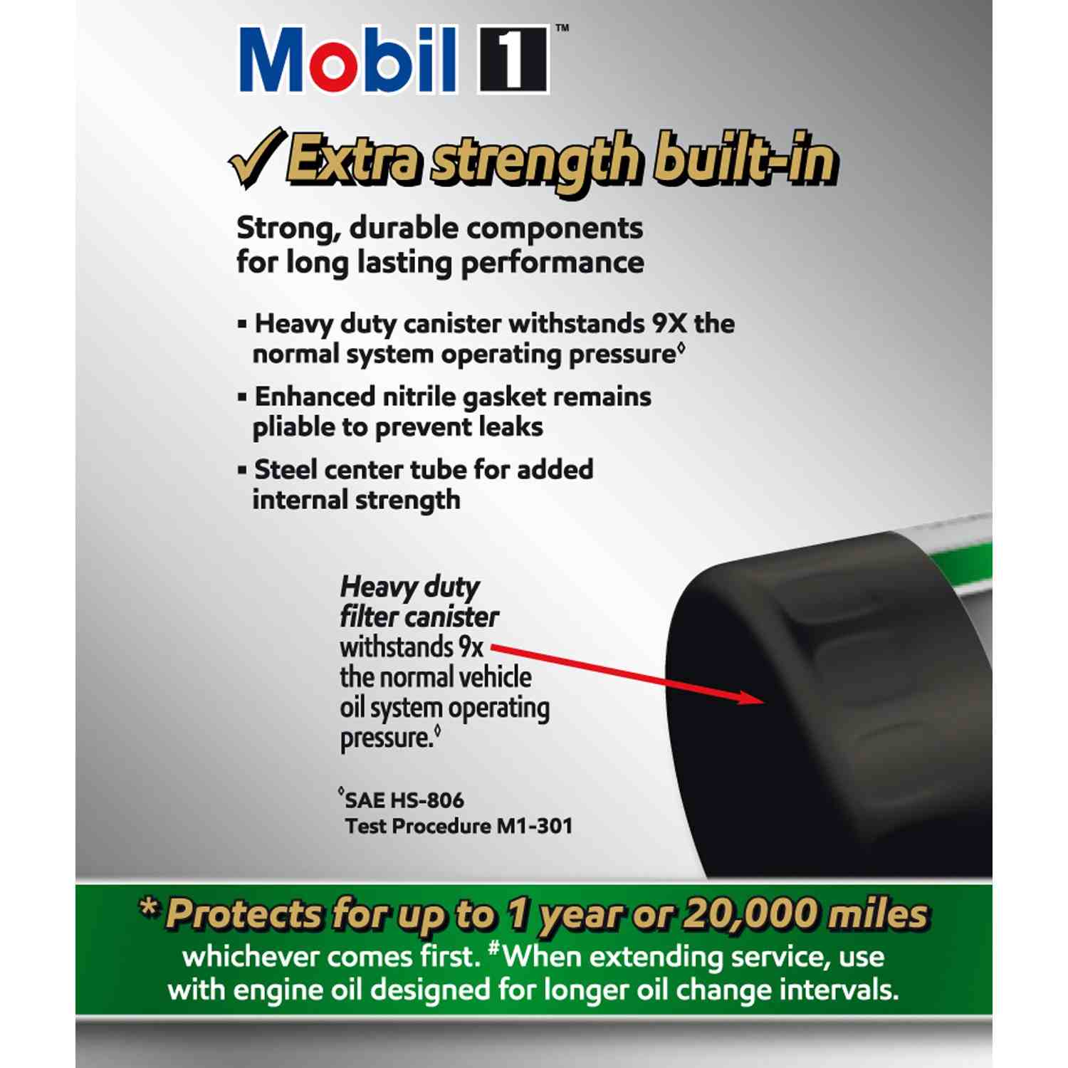 Mobil 1 Extended Perform ance Oil Filter M1-103A MOBM1-103A