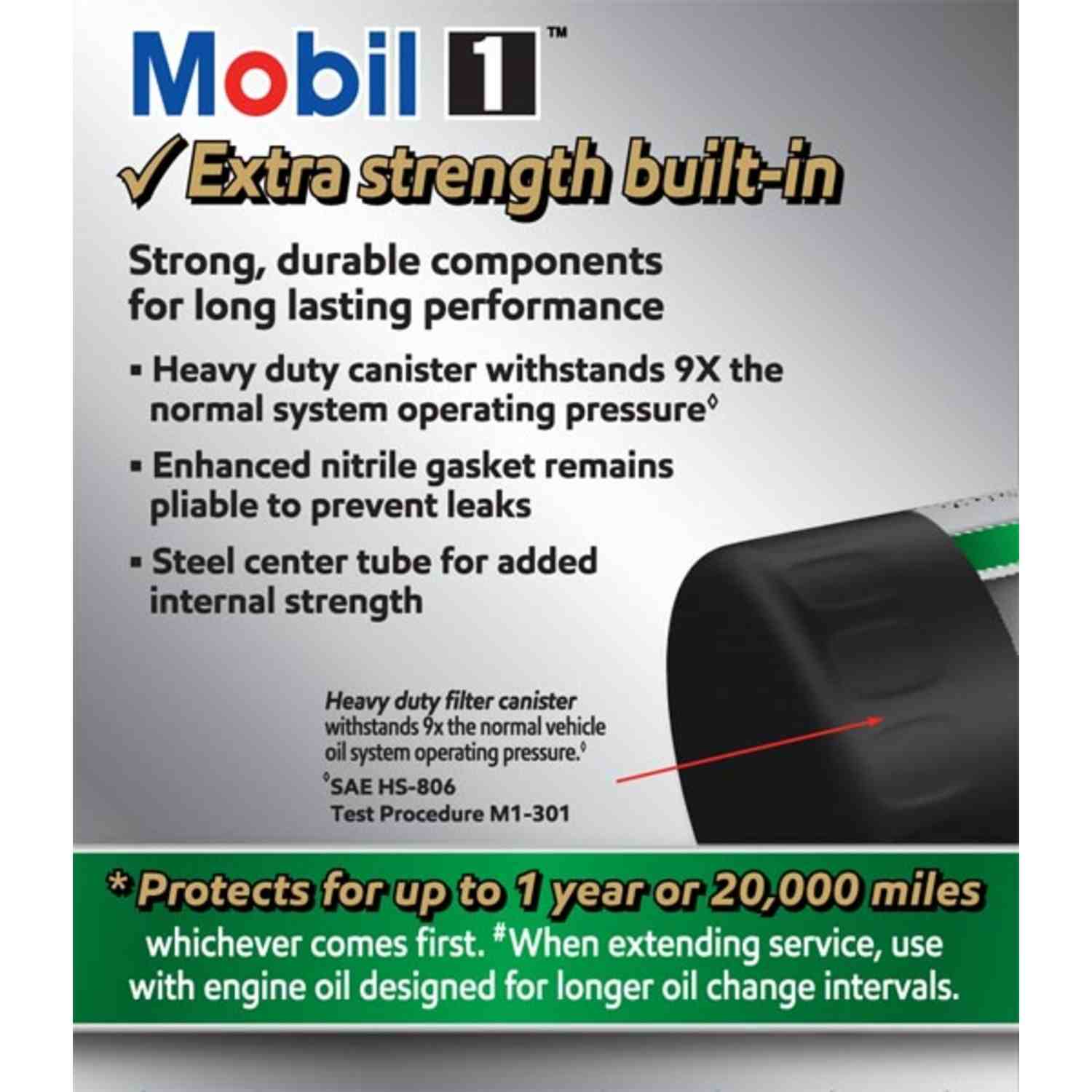 Mobil 1 Extended Perform ance Oil Filter M1-113A MOBM1-113A