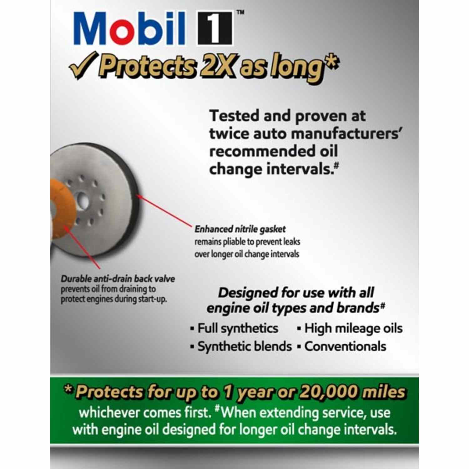 Mobil 1 Engine Oil Filter M1-208A