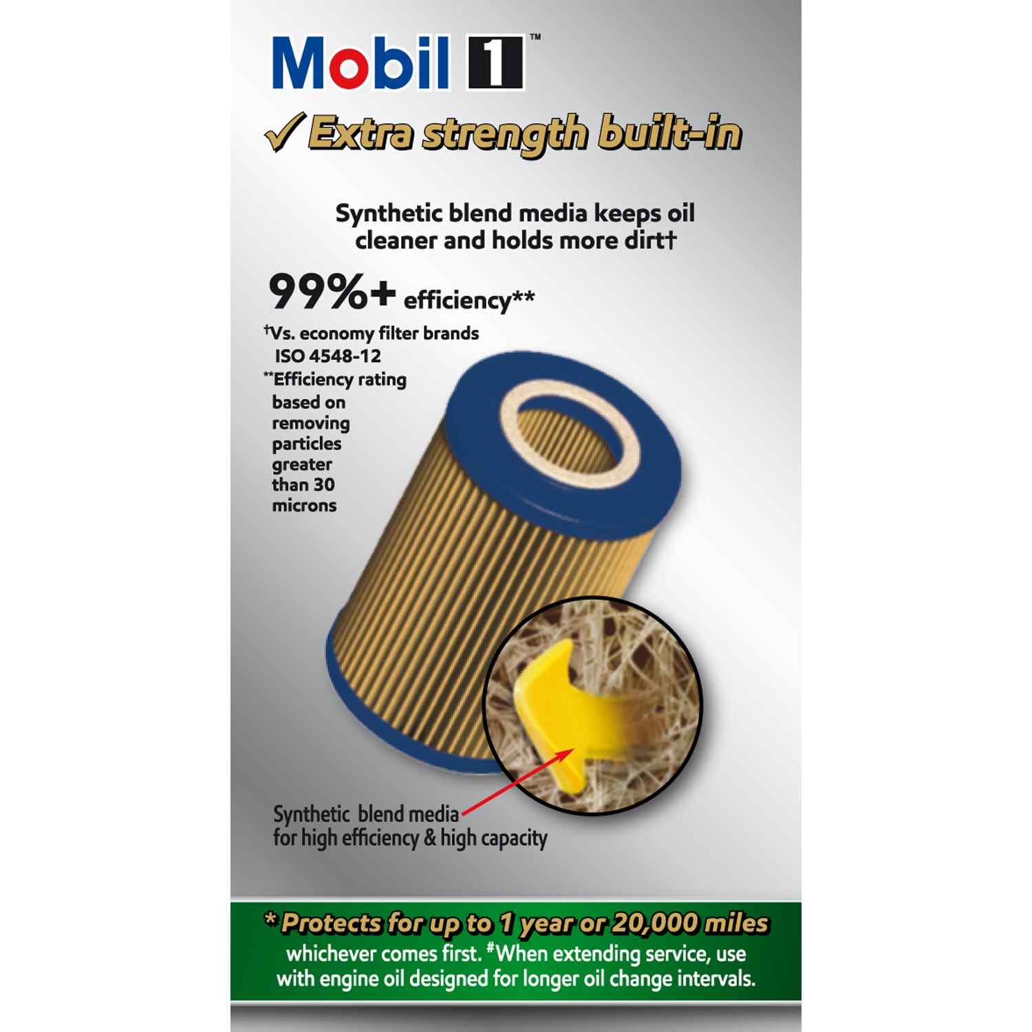 Mobil 1 Extended Perform ance Oil Filter M1C-254A MOBM1C-254A