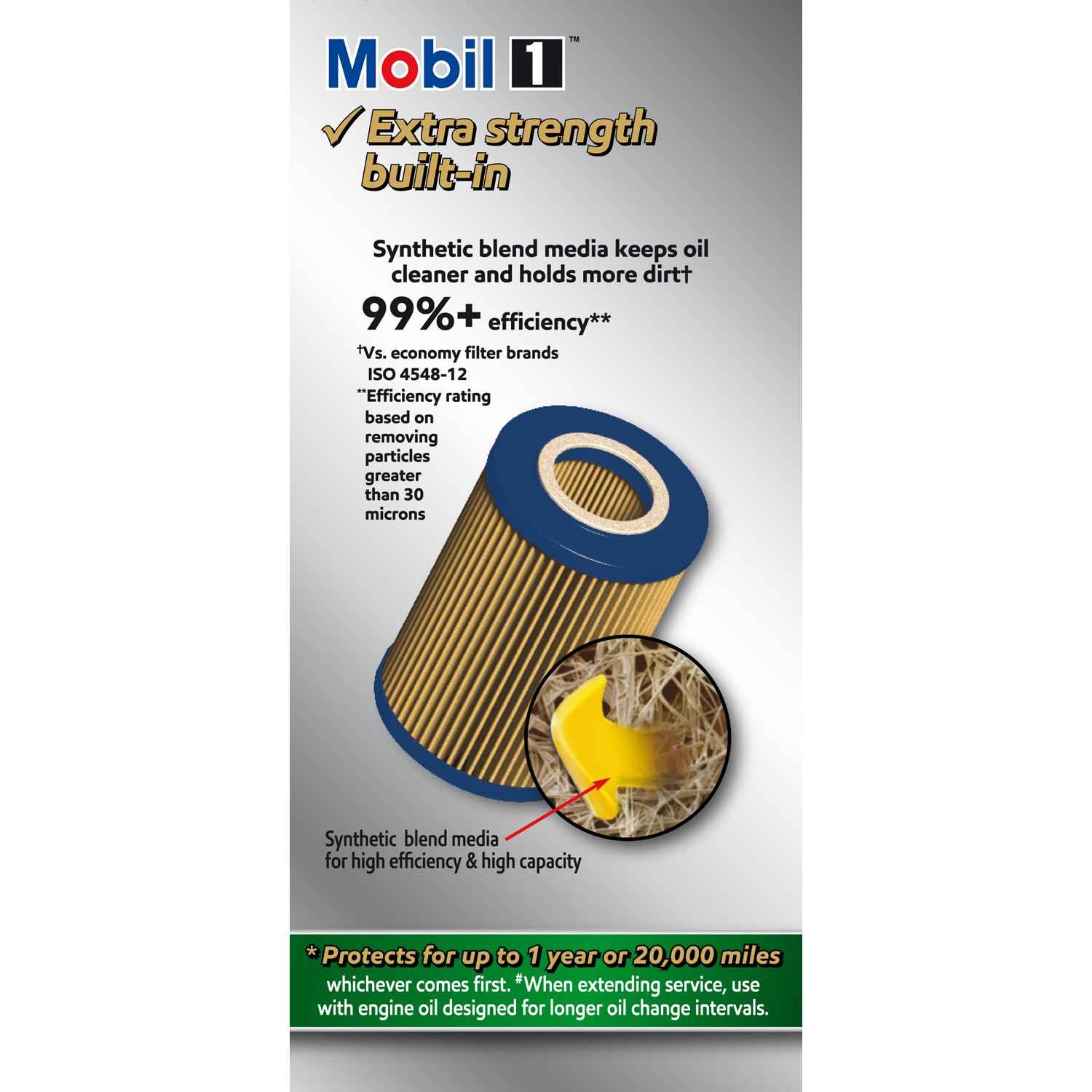 Mobil 1 Extended Perform ance Oil Filter M1C-651A MOBM1C-651A