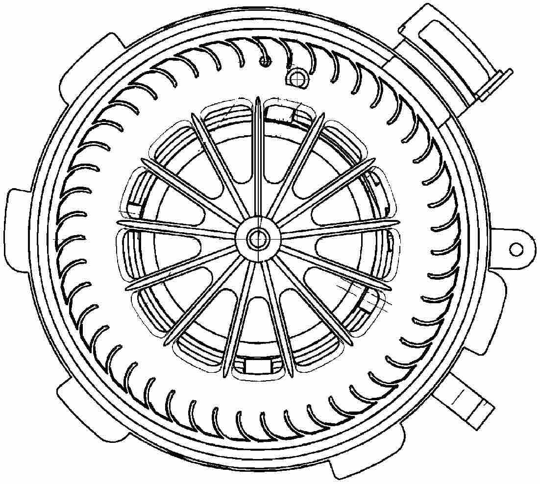 MAHLE Behr HVAC Blower Motor 351034071