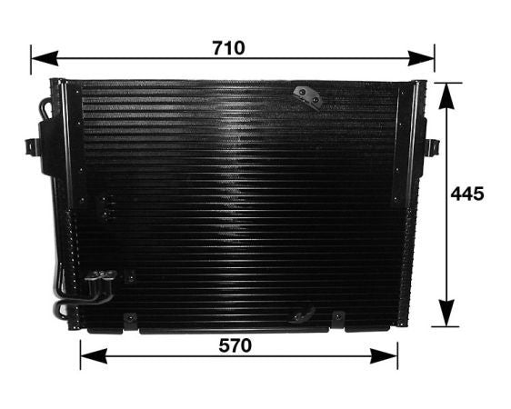 MAHLE Behr A/C Condenser 351036151