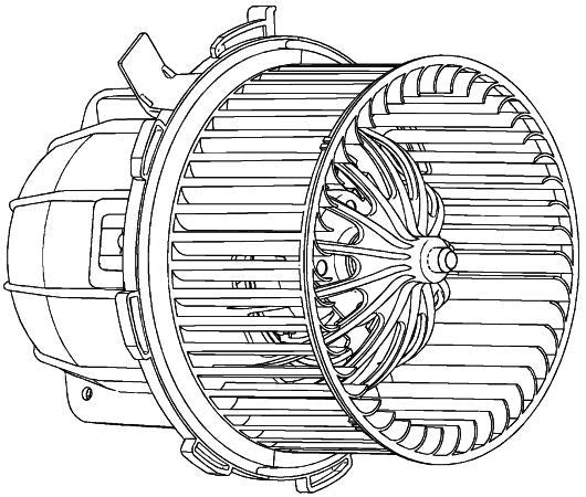 MAHLE Behr HVAC Blower Motor 351040251