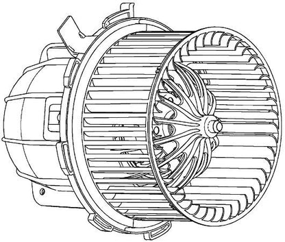 MAHLE Behr HVAC Blower Motor 351040251
